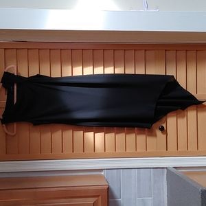 David Meister asymetrical size 4 black dress